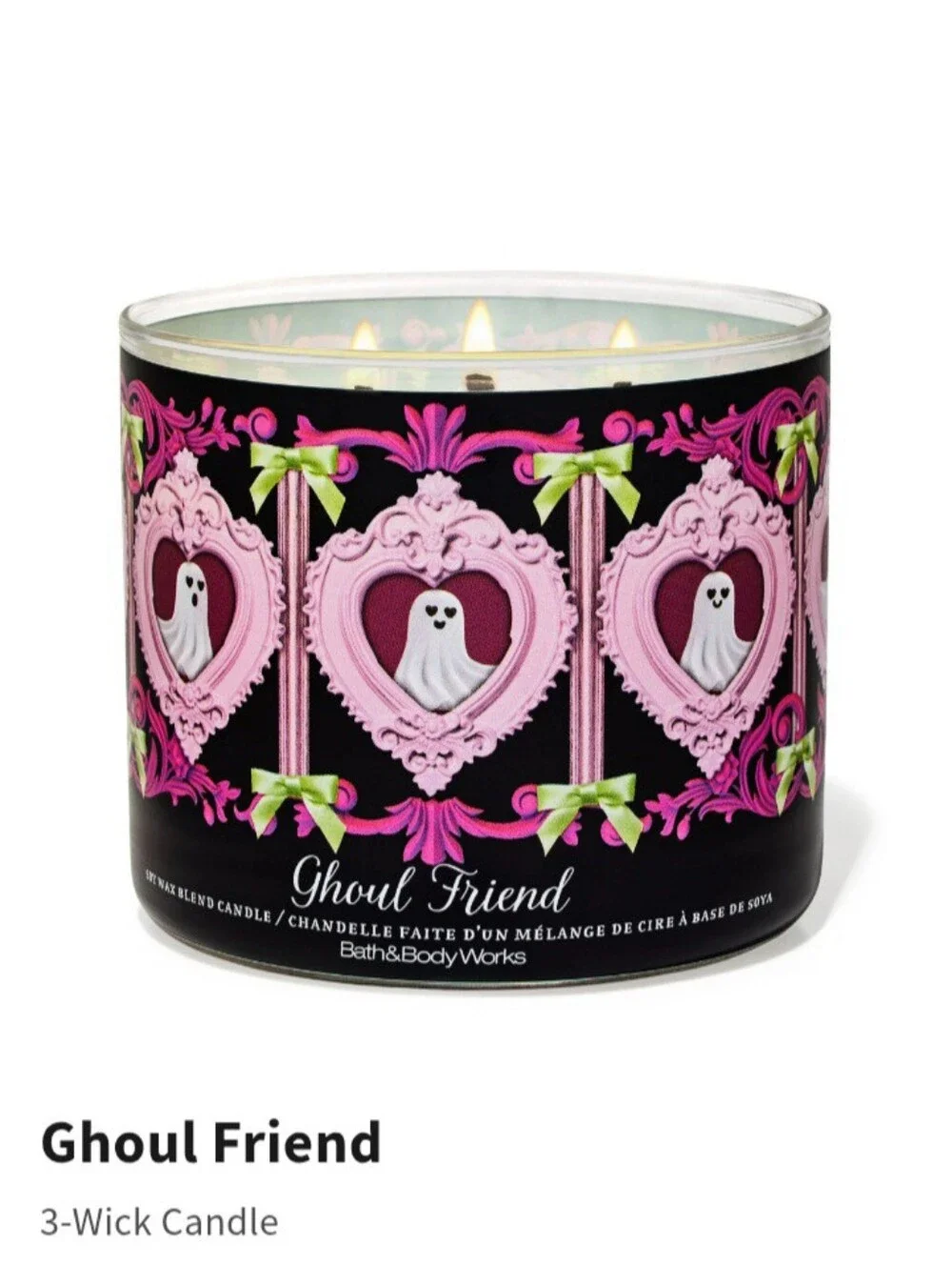 Bath & Body Works Ghoul Friend 3-Wick Candle *New - Picture 2 of 5